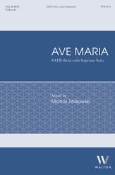 Ave Maria SATB choral sheet music cover